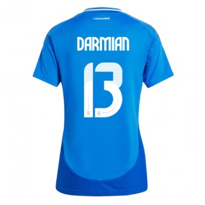 Italien Matteo Darmian #13 Replika Hjemmebanetrøje Dame EM 2024 Kortærmet